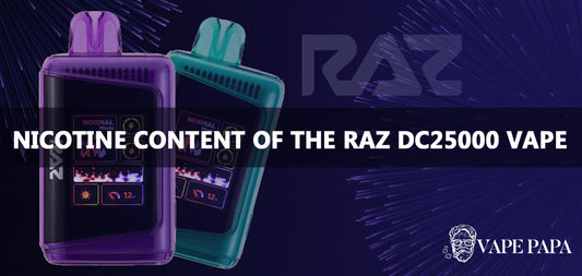 Understanding the Nicotine Content of the Raz DC25000 Disposable Vape
