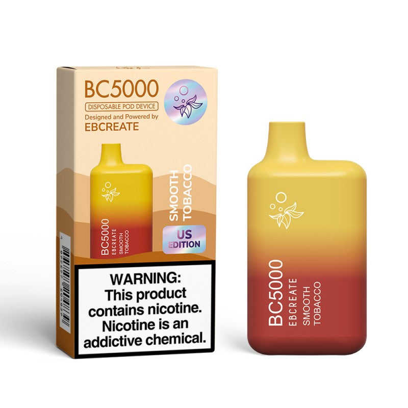 BC5000 Smooth Tobacco vape