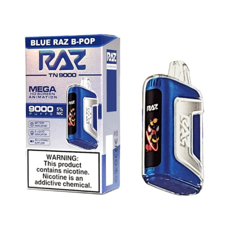 RAZ TN9000 Blue Razz B Pop