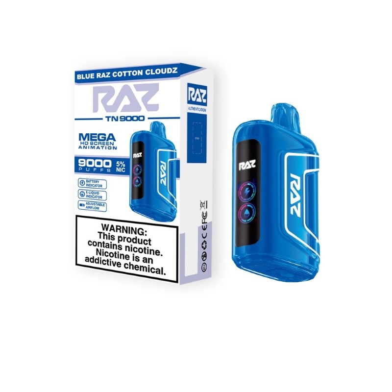 Raz Tn9000 Blue Raz Cotton Clouds