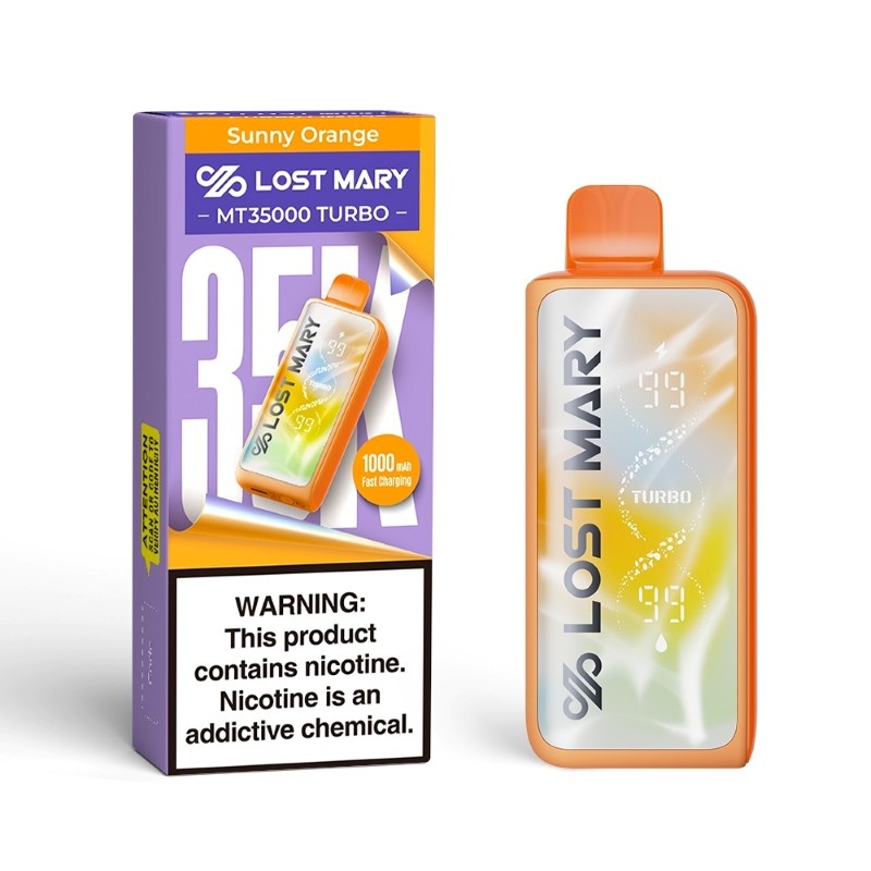 Sunny Orange Lost Mary MT35000 Turbo Vape Vape Papa Sunny Orange Lost Mary MT35000 Turbo Vape Vape Papa