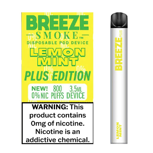 Breeze Plus Zero Nicotine Lemon Mint  