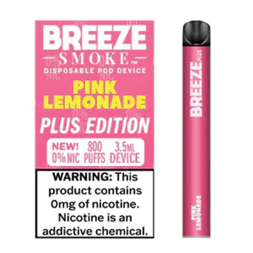Breeze Plus Zero Nicotine Pink Lemonade