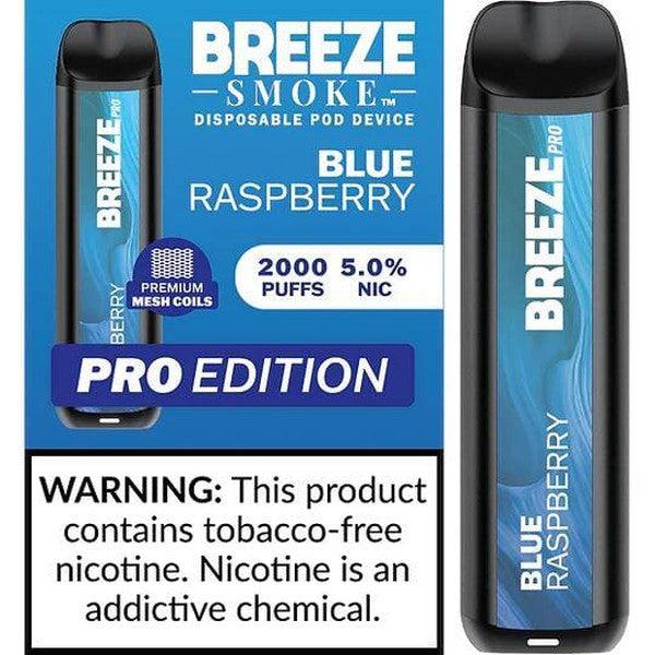 Breeze Pro Blue Raspberry Flavor - Disposable Vape