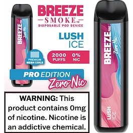Breeze Pro Zero Nicotine Lush Ice  