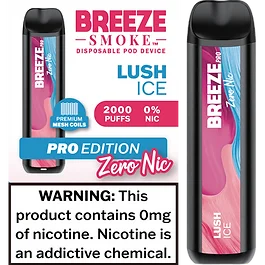 Breeze Pro Zero Nicotine Lush Ice