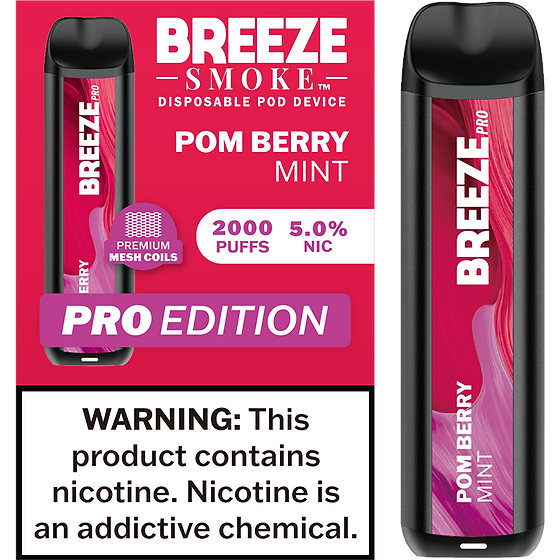 Breeze Pro Pom Berry Mint  