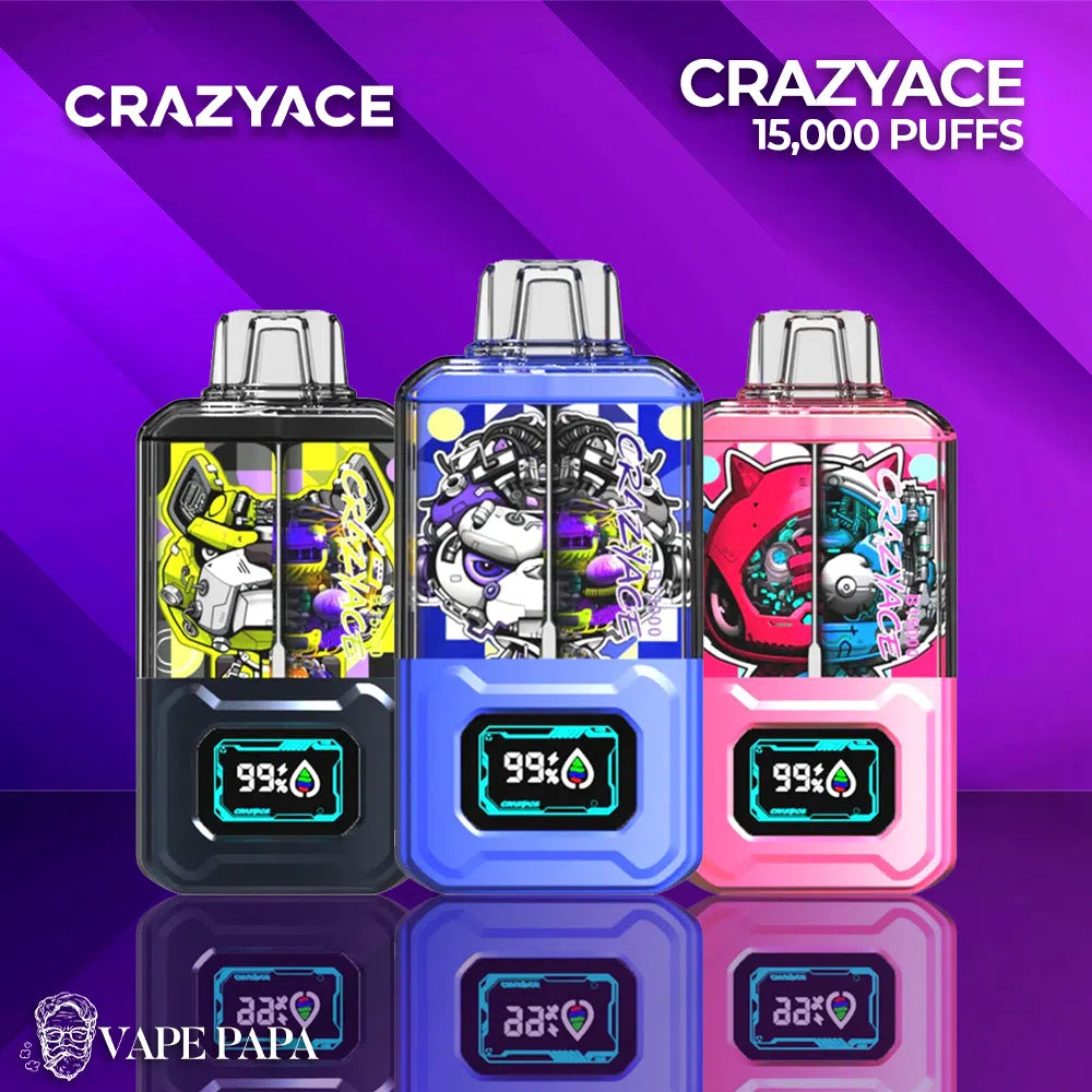 crazyace vape flavors CrazyAce B15000 Disposable Vape – Vape Papa