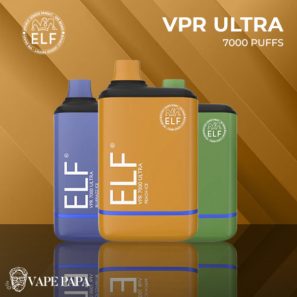 ELF VPR 7000 Ultra: 7000 Puffs, 650mAh Battery Vape papa ELF VPR 7000 Ultra: 7000 Puffs, 650mAh Battery Vape papa