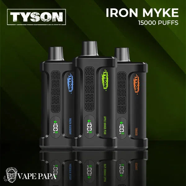 Tyson Iron Myke Vape - 15K Puffs of Excellence Vape papa Tyson Iron Myke Vape - 15K Puffs of Excellence Vape papa