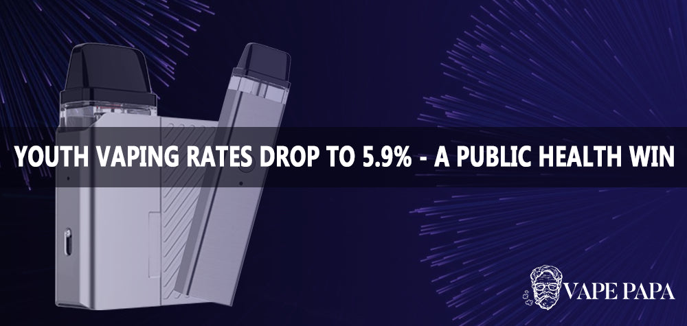 Youth Vaping Rates Drop to 5.9% - A Public Health Win