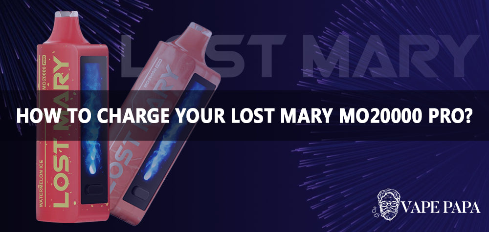 How to Charge Your Lost Mary MO20000 Pro? Vape Papa How to Charge Your Lost Mary MO20000 Pro? Vape Papa