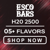 Esco Bars H2O 2500 Flavors