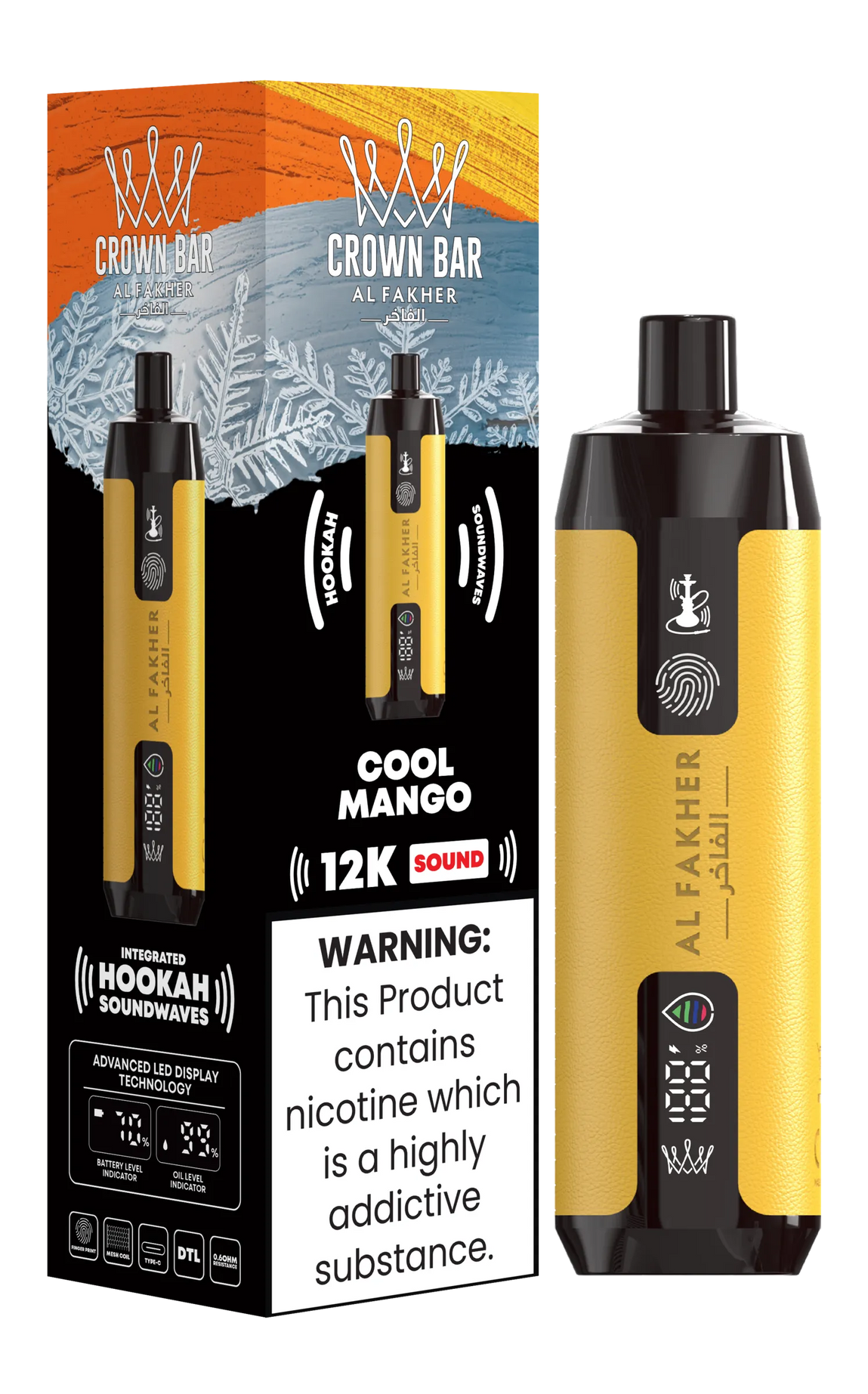 Al Fakher Crown Bar 8000 Pro Flavors | VapePapa  Vape Papa
