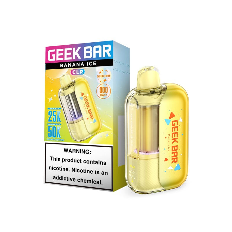 Banana Ice Geek Bar CLR 50K Disposable Vape