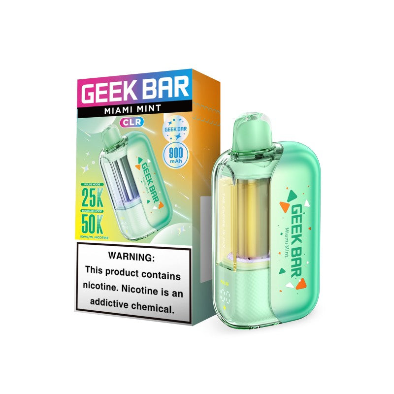 Miami Mint Geek Bar CLR 50K Disposable Vape