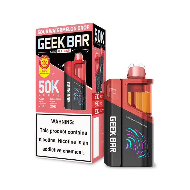 Geek Bar CLIO Platinum 50K Vape Kit 5% Nicotine – Vape Papa