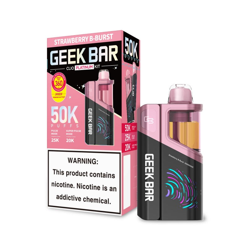 Geek Bar CLIO Platinum 50K - Strawberry B-Burst
