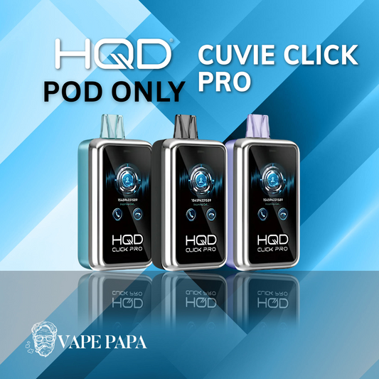 HQD Cuvie Click Pro Pods 30k Vape