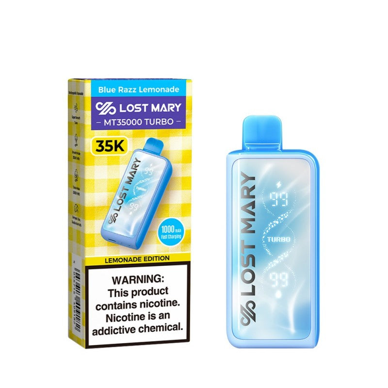 Blue Razz Lemonade Lost Mary MT35000 Turbo Vape Lemonade Edition Vape Papa Blue Razz Lemonade Lost Mary MT35000 Turbo Vape Lemonade Edition Vape Papa