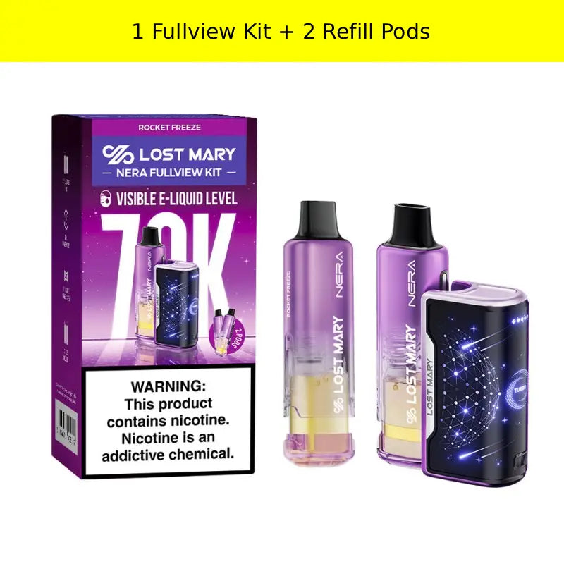 Lost Mary Nera Fullview 70K Kit Vape papa Lost Mary Nera Fullview 70K Kit Vape papa
