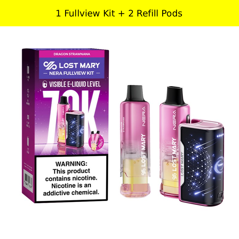 lost mary 70k flavors Lost Mary Nera Fullview 70K Flavors – Vape Papa