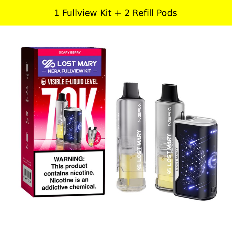 Lost Mary Nera Fullview 70K Kit – Vape papa