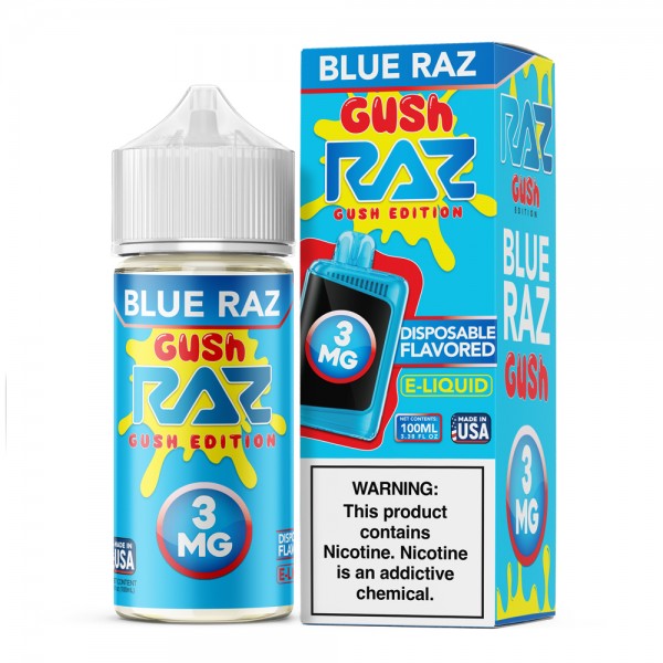 RAZ LTX E-Liquid (100ml) Blue Raz Gush