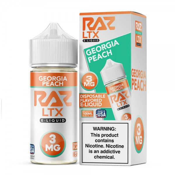 RAZ LTX E-Liquid (100ml) Georgia Peach