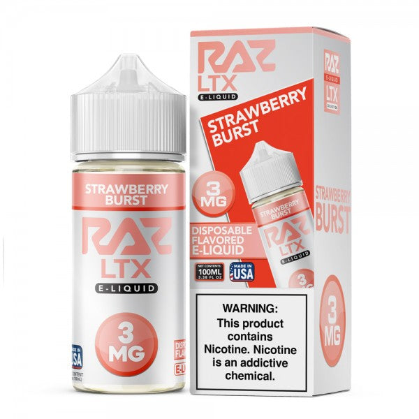 RAZ LTX E-Liquid (100ml) Strawberry Burst