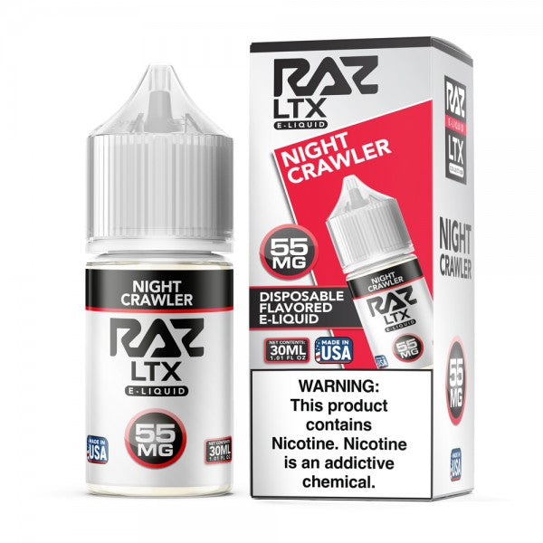 RAZ LTX Salt Nic E-Liquid (30ml) Night Crawler