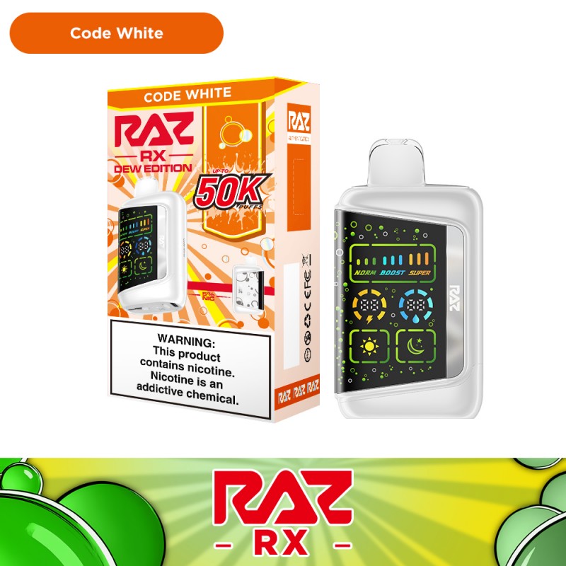 RAZ RX50K Disposable Vape - Code White