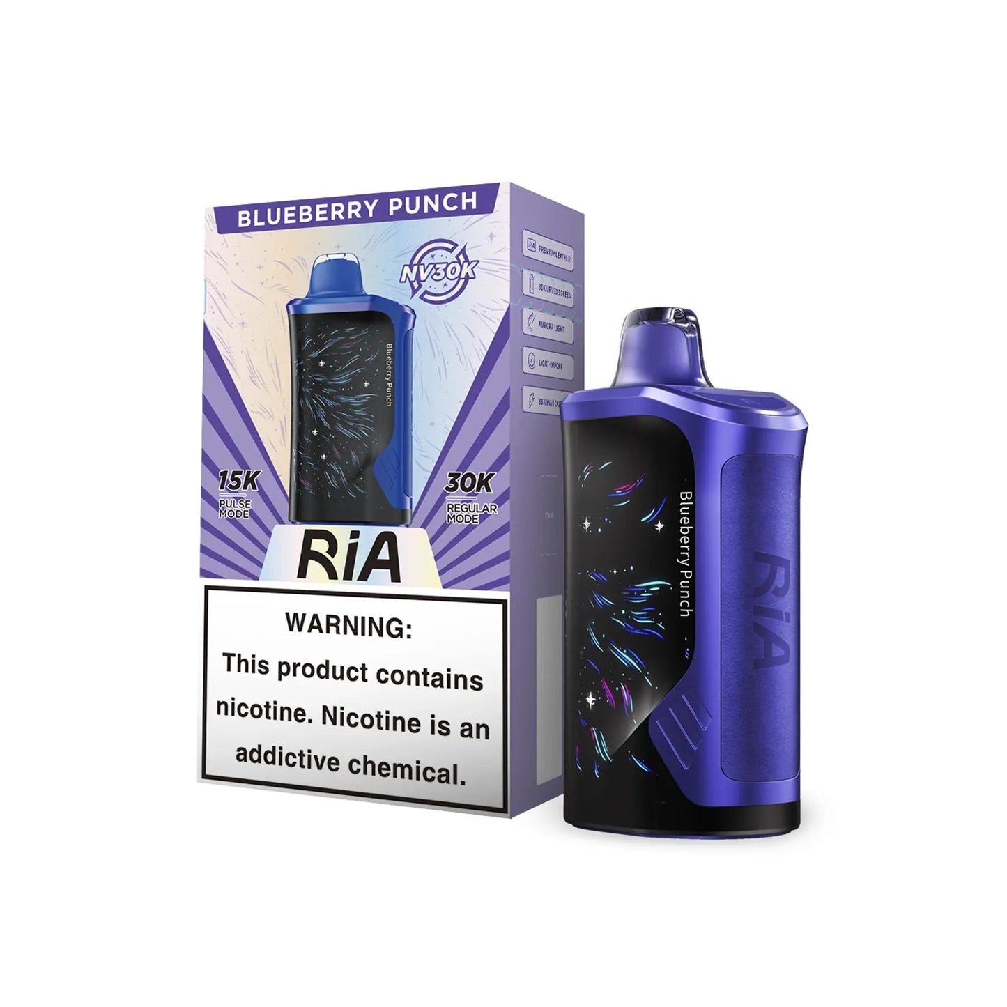 RIA NV30K Vape Blueberry Punch