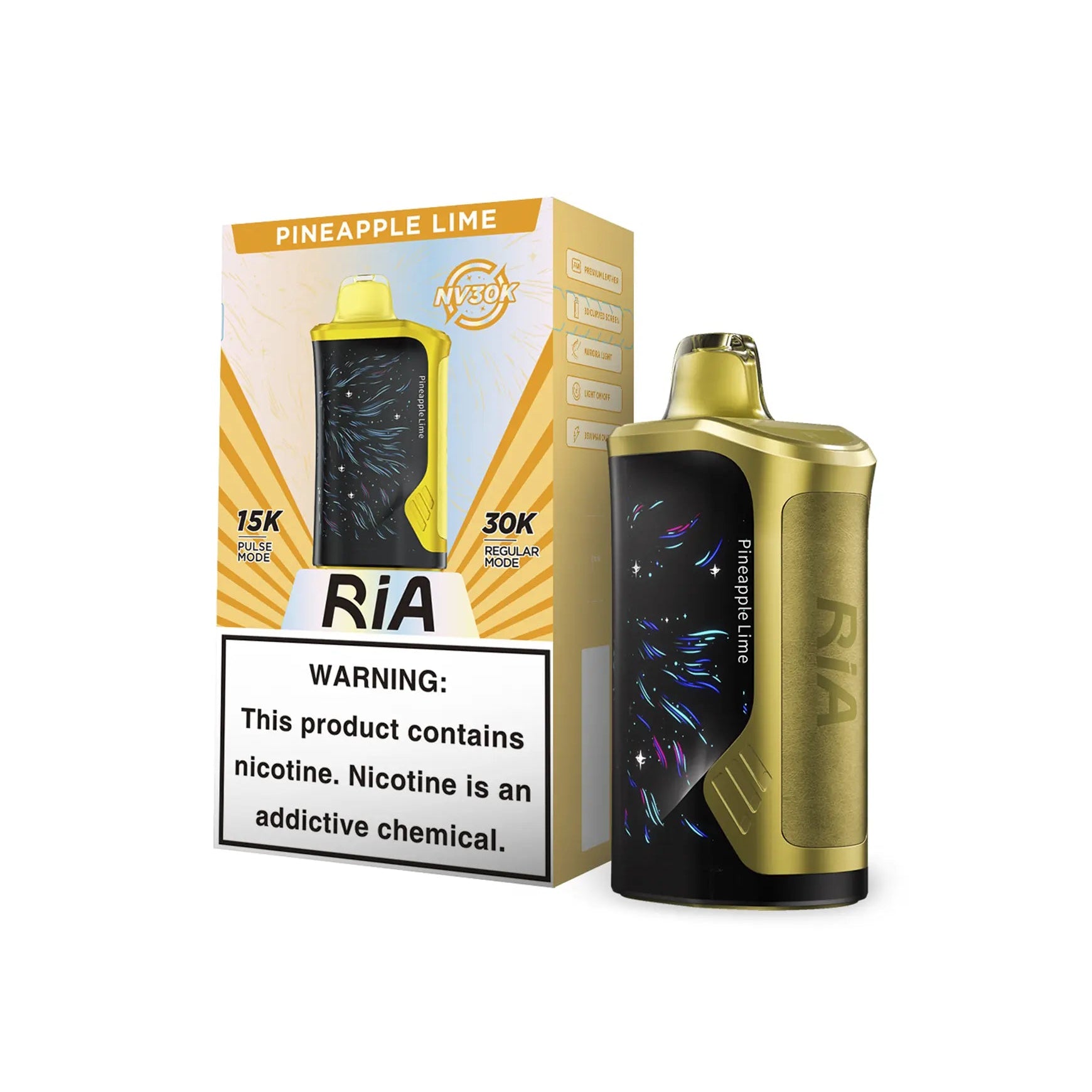 RIA NV30K Vape Pineapple Lime