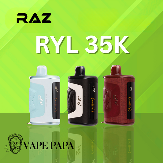 Raz RYL 35K Flavors Vape Papa Raz RYL 35K Flavors Vape Papa