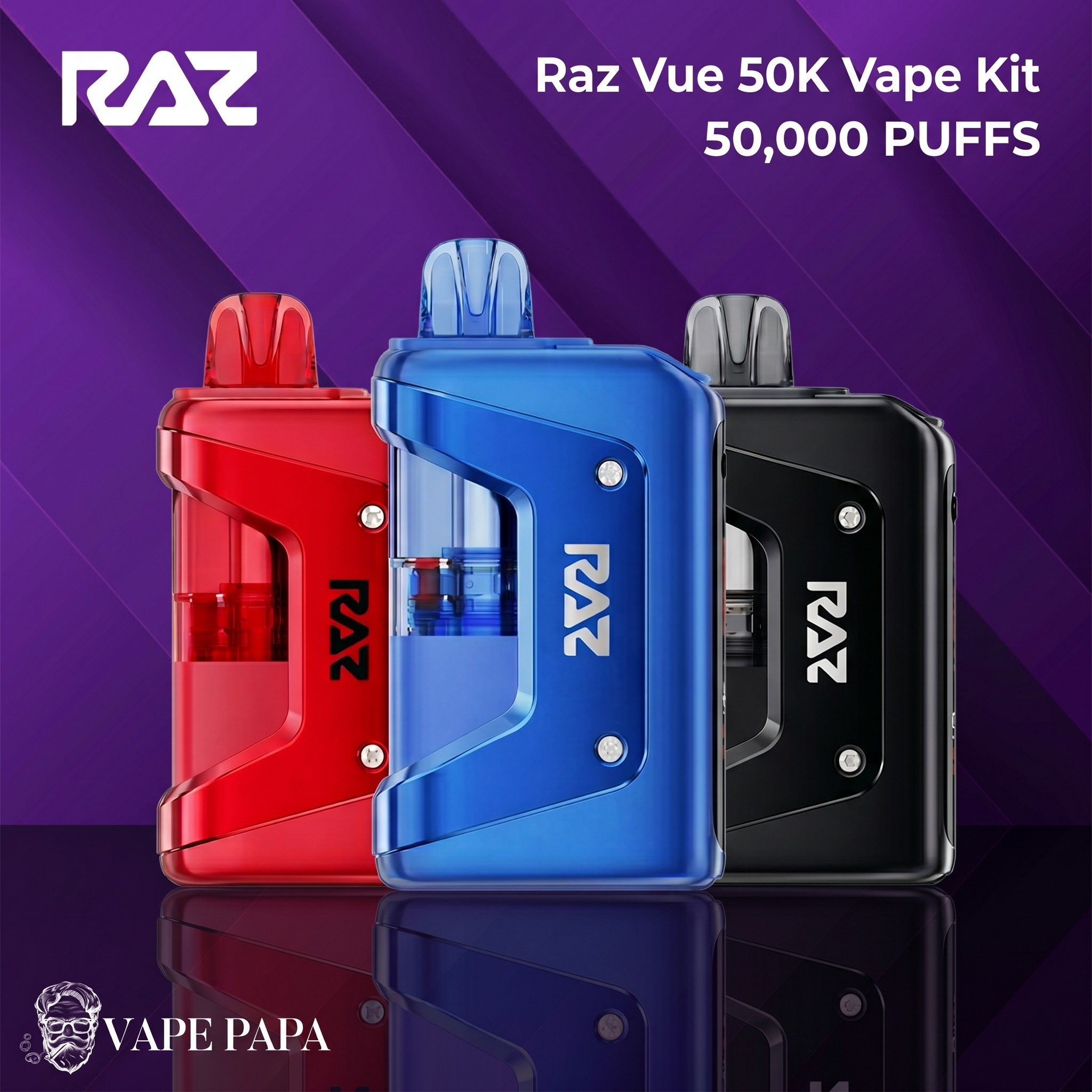 RAZ VUE 50K Disposable Vape Kit Vape Papa RAZ VUE 50K Disposable Vape Kit Vape Papa