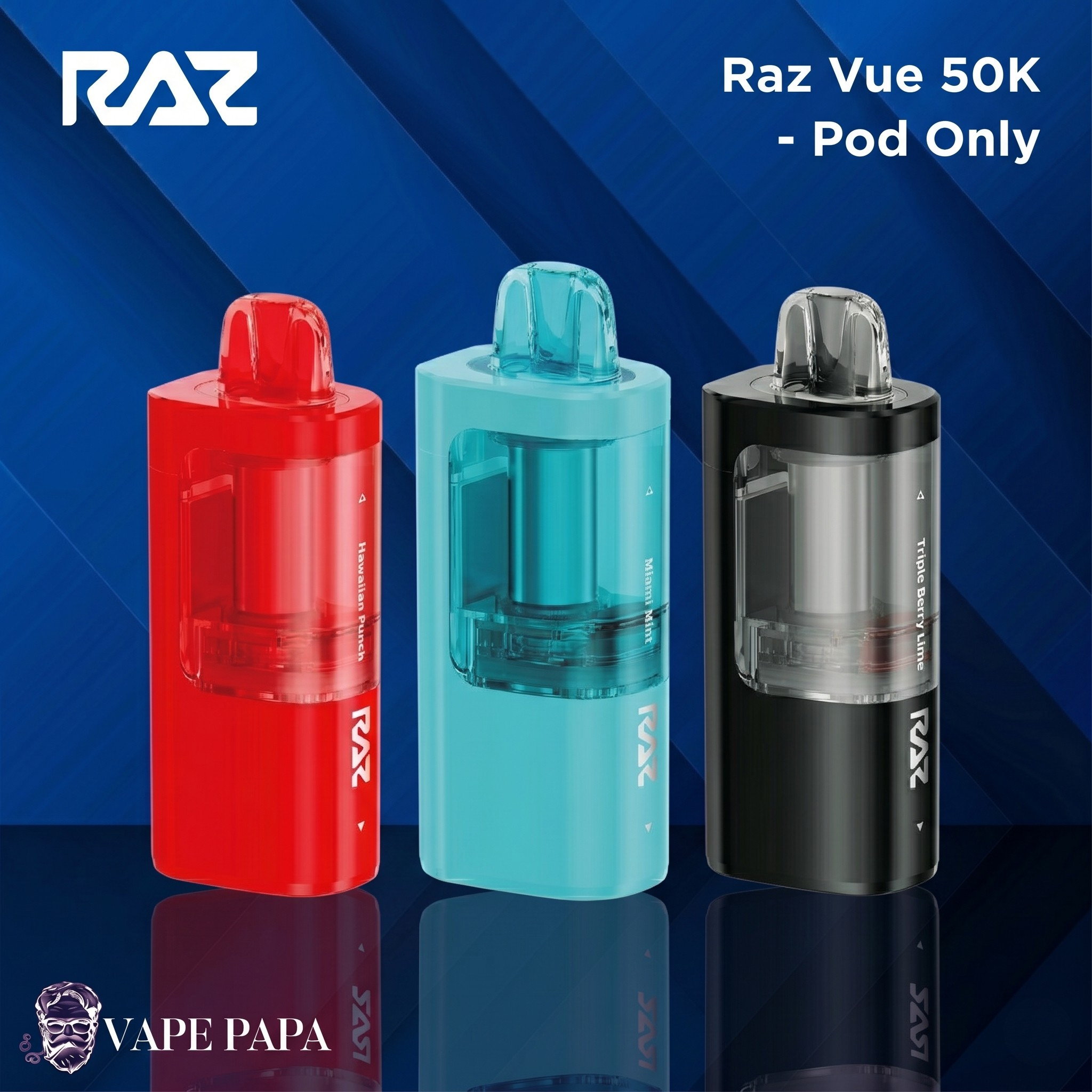 RAZ VUE 50K Disposable Pod Vape Papa RAZ VUE 50K Disposable Pod Vape Papa