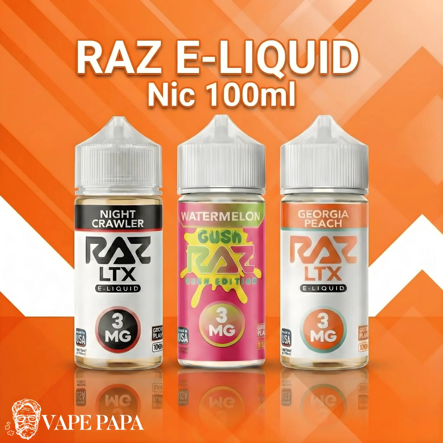 RAZ E-Liquid Nic (100ml)