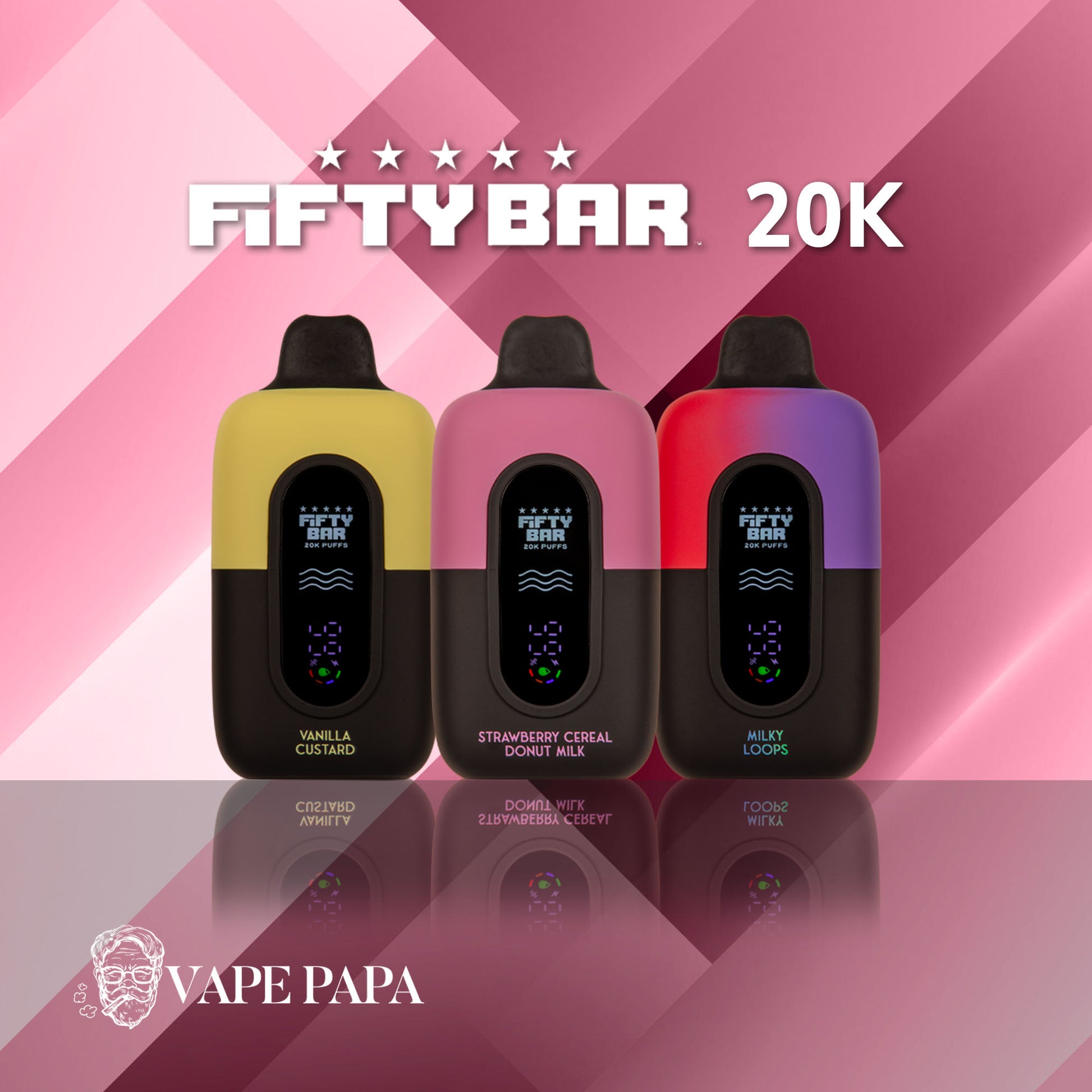 Fifty Bar 20K Disposable Vape Vape Papa Fifty Bar 20K Disposable Vape Vape Papa