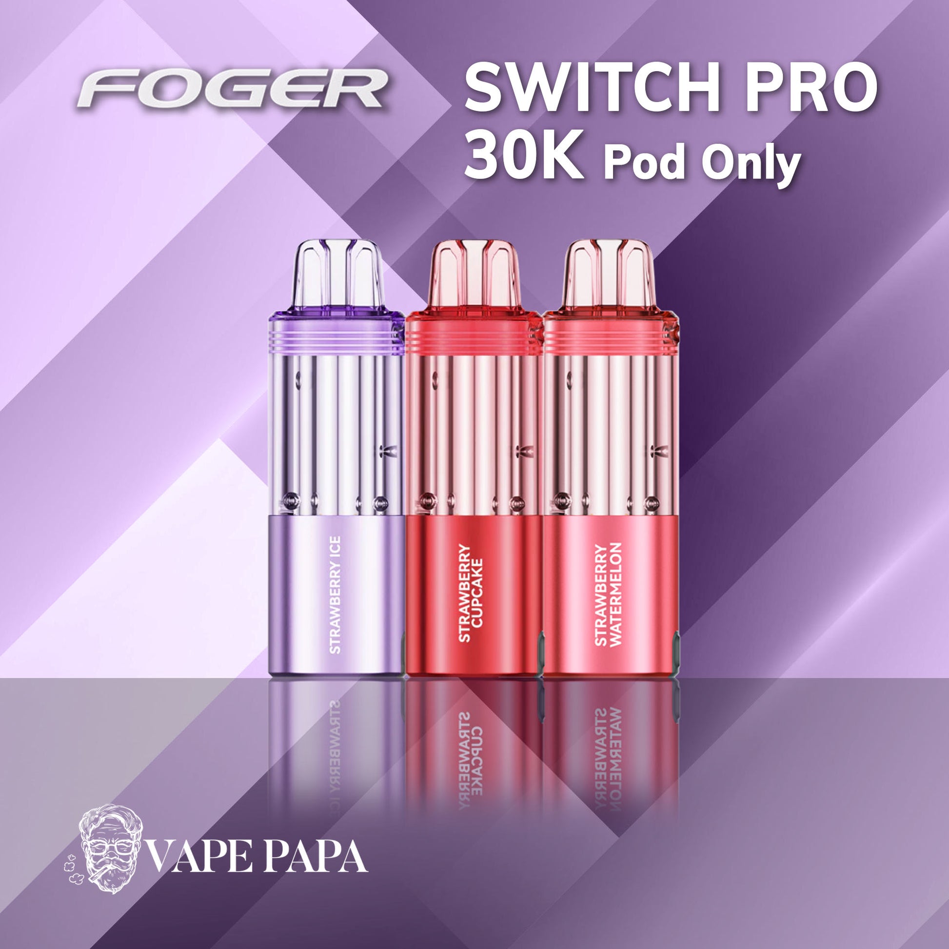 Foger Switch Pro 30k Disposable Pod FOGER Switch Pro 30K Disposable Vape POD Only Vape papa Foger Switch Pro 30k Disposable Pod FOGER Switch Pro 30K Disposable Vape POD Only Vape papa