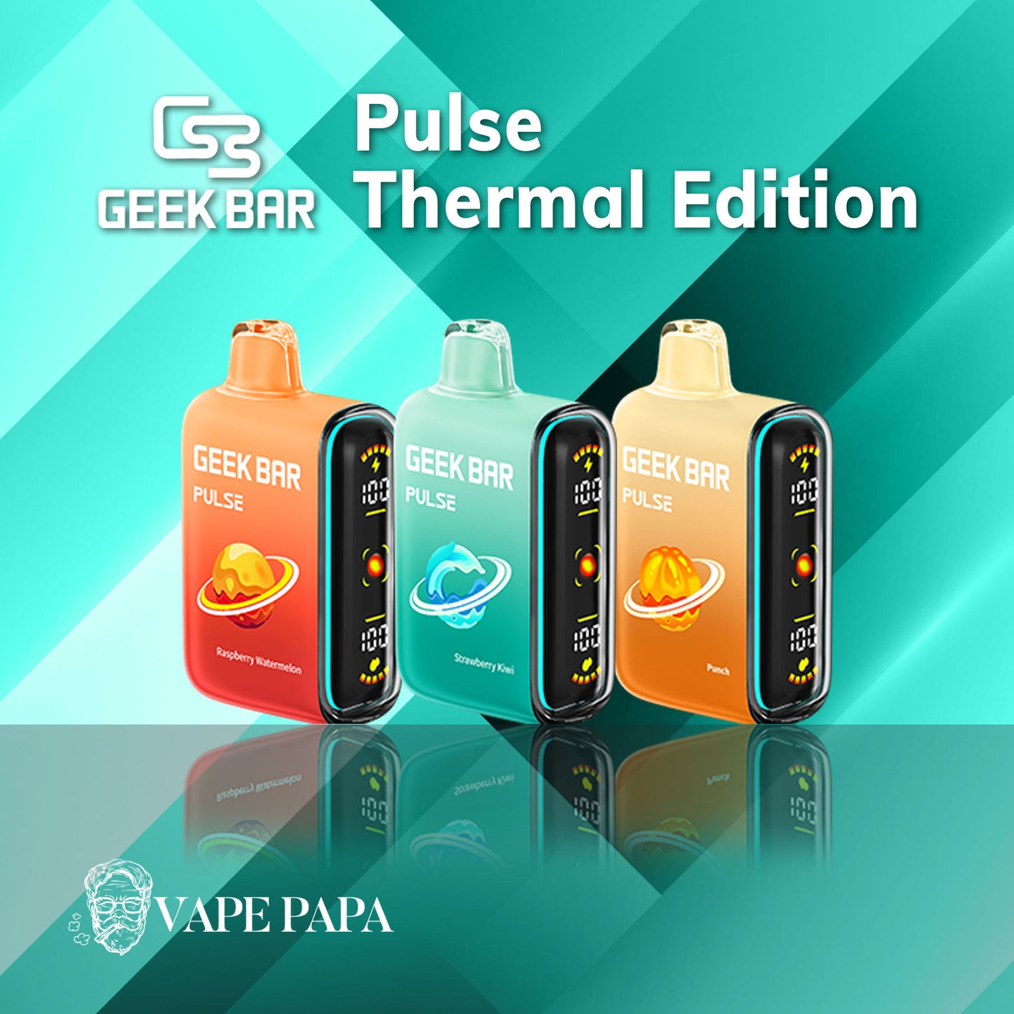 Strawberry Kiwi Geek Bar Pulse Geek Bar Pulse Thermal Edition Vape papa Strawberry Kiwi Geek Bar Pulse Geek Bar Pulse Thermal Edition Vape papa