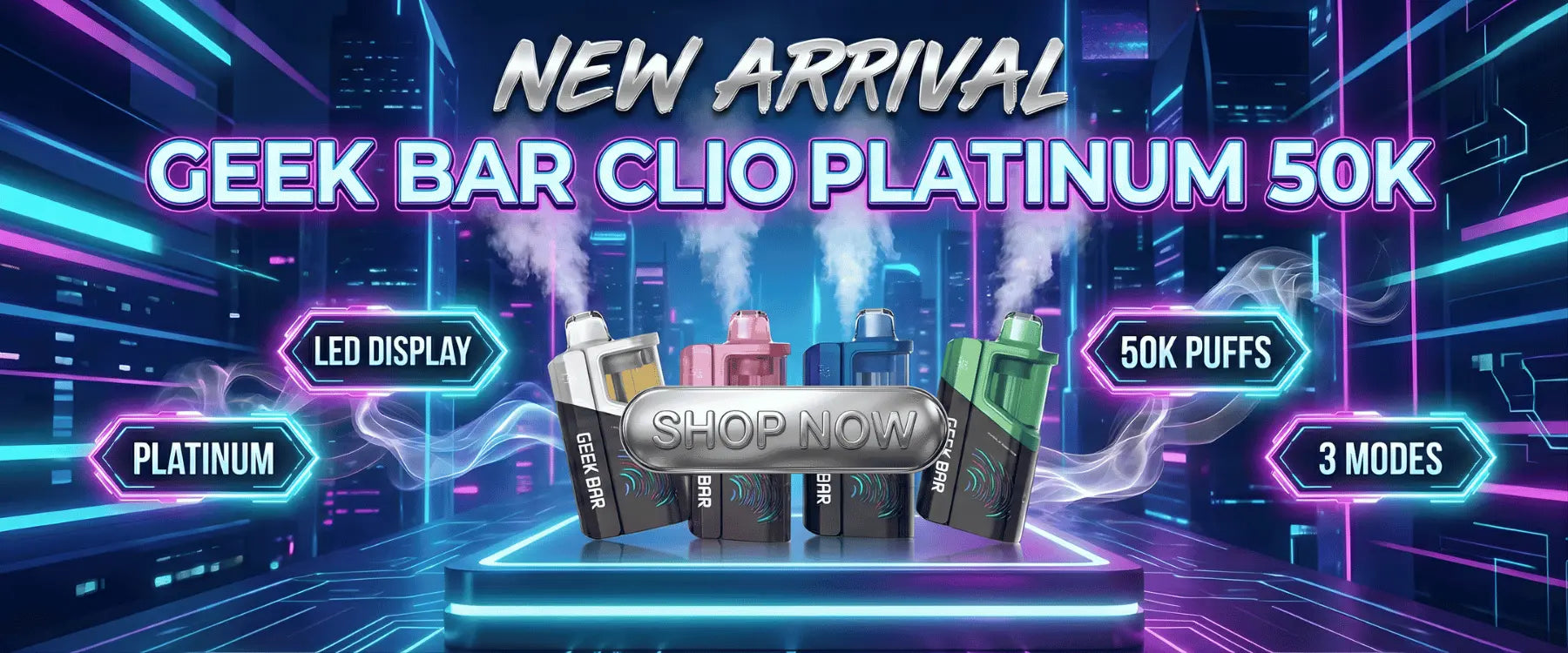 Geek Bar CLIO Platinum 50K