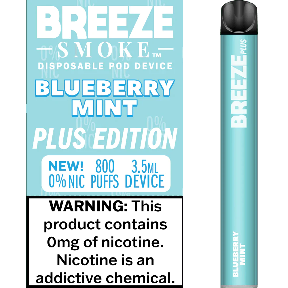 Breeze Plus Zero Nicotine Flavors Vape Papa Breeze Plus Zero Nicotine Flavors Vape Papa