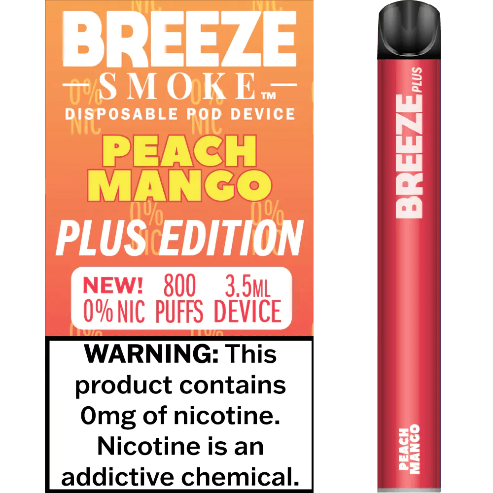 Breeze Plus Zero Nicotine Flavors Vape Papa Breeze Plus Zero Nicotine Flavors Vape Papa