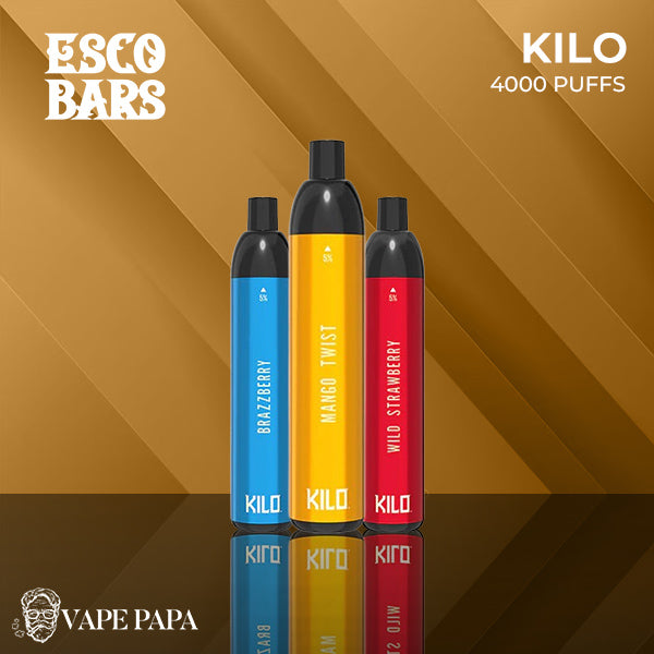 Esco Bars Kilo 4000 Disposable Device Vape Papa Esco Bars Kilo 4000 Disposable Device Vape Papa