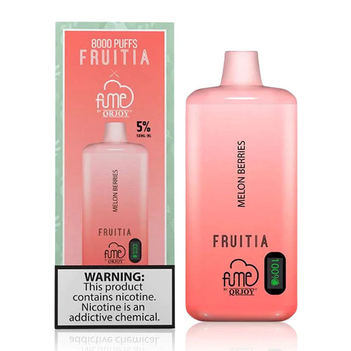 Fruitia x Fume Disposable Vape: 18ml E-Liquid Vape Papa Fruitia x Fume Disposable Vape: 18ml E-Liquid Vape Papa