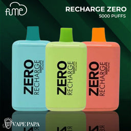 Fume Recharge Zero Flavors Vape Papa Fume Recharge Zero Flavors Vape Papa