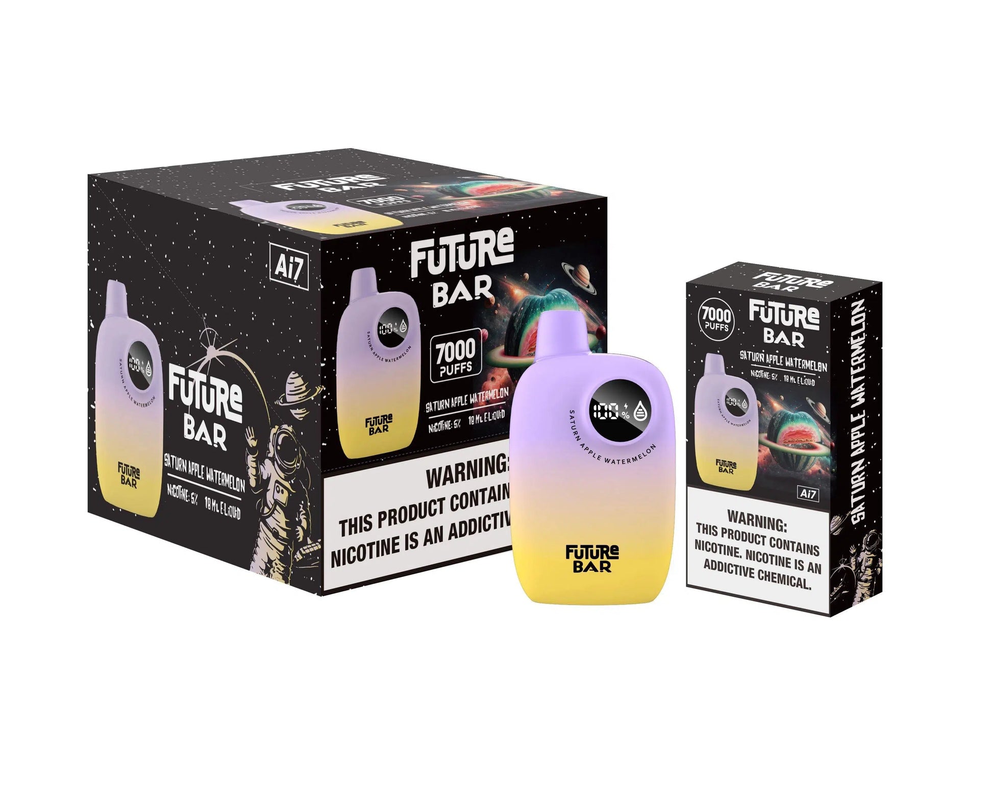 Flum Pebble Green Apple Watermelon Future Bar Disposable Vape: 16mL E-Liquid , 7000 Puffs Vape papa Flum Pebble Green Apple Watermelon Future Bar Disposable Vape: 16mL E-Liquid , 7000 Puffs Vape papa
