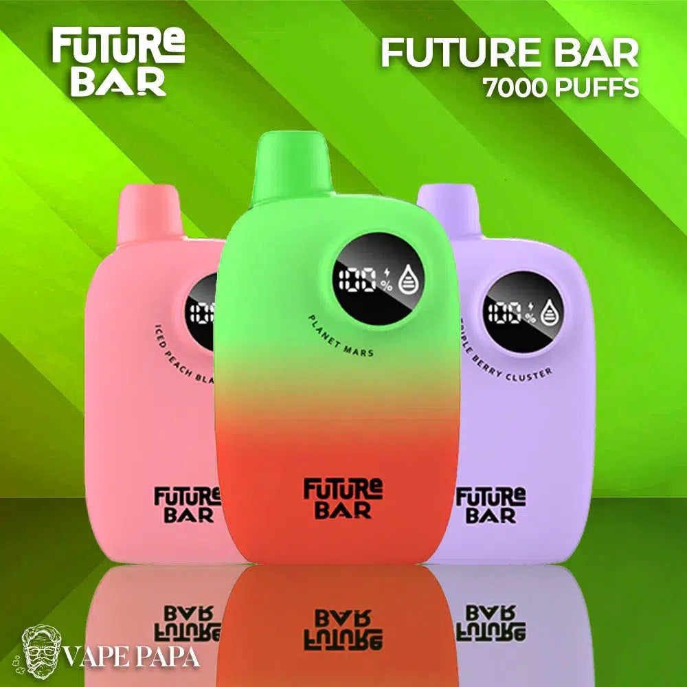 Future Bar Disposable Vape: 16mL E-Liquid , 7000 Puffs Vape Papa Future Bar Disposable Vape: 16mL E-Liquid , 7000 Puffs Vape Papa
