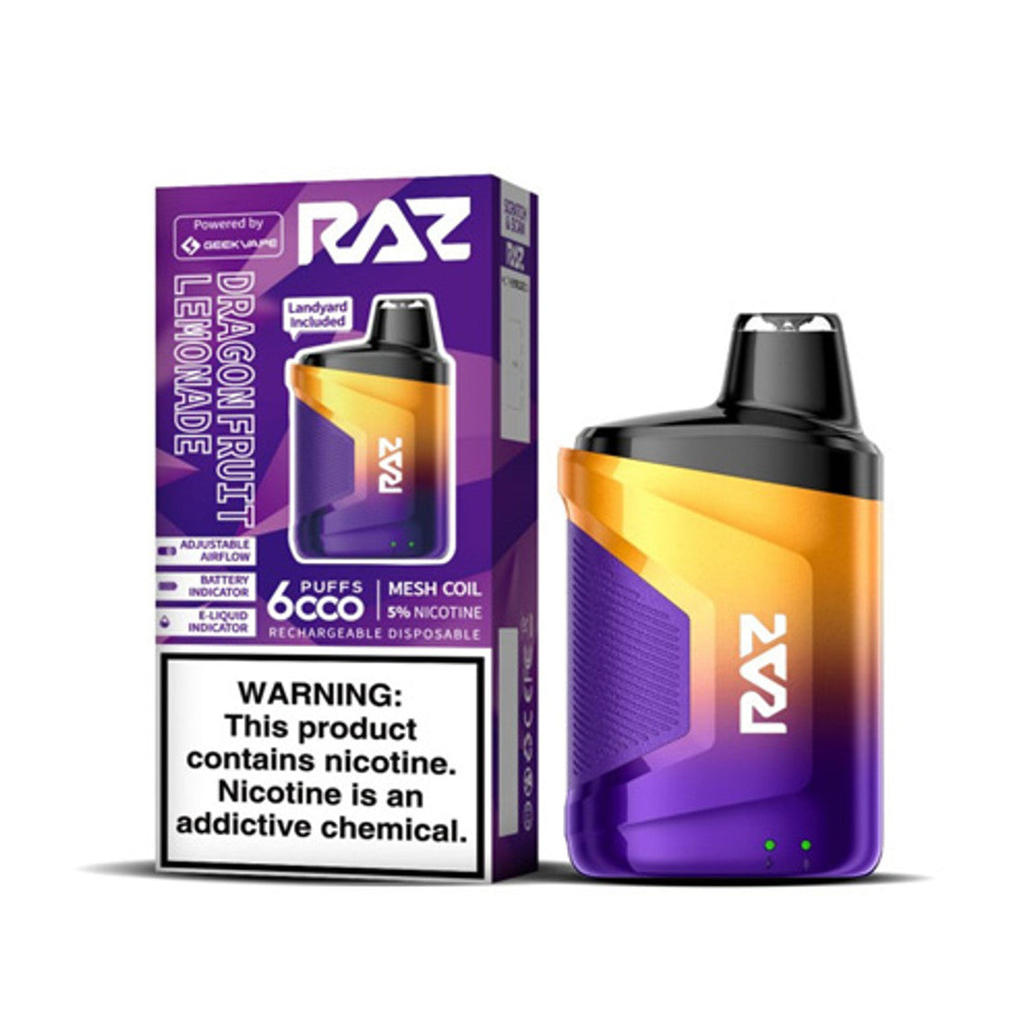 tropical fish raz flavor Tropical Vice City Ice Pod Juice x Raz TFN $11.99 main image 0